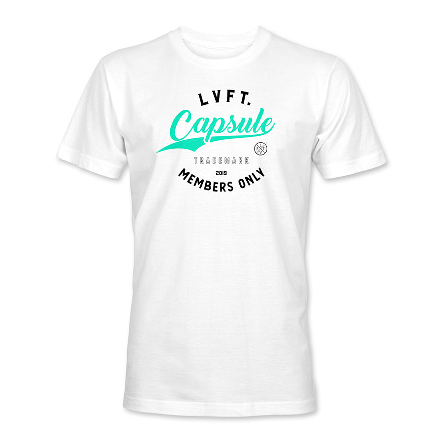 Members Only  Tee - White/Mint