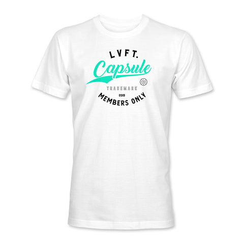 Members Only  Tee - White/Mint