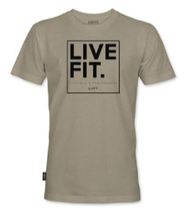 Live Fit Tee - Grey